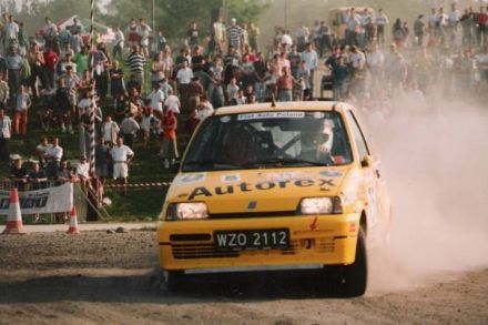 Jacek Sikora i Marek Kaczmarek - Fiat Cinquecento Sporting.